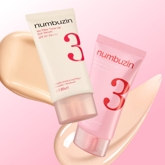 No.3 No Filter Tone-Up Sun Serum 01Blur