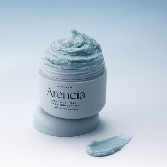 Fresh Blue Hyssop Rice Mochi Cleanser