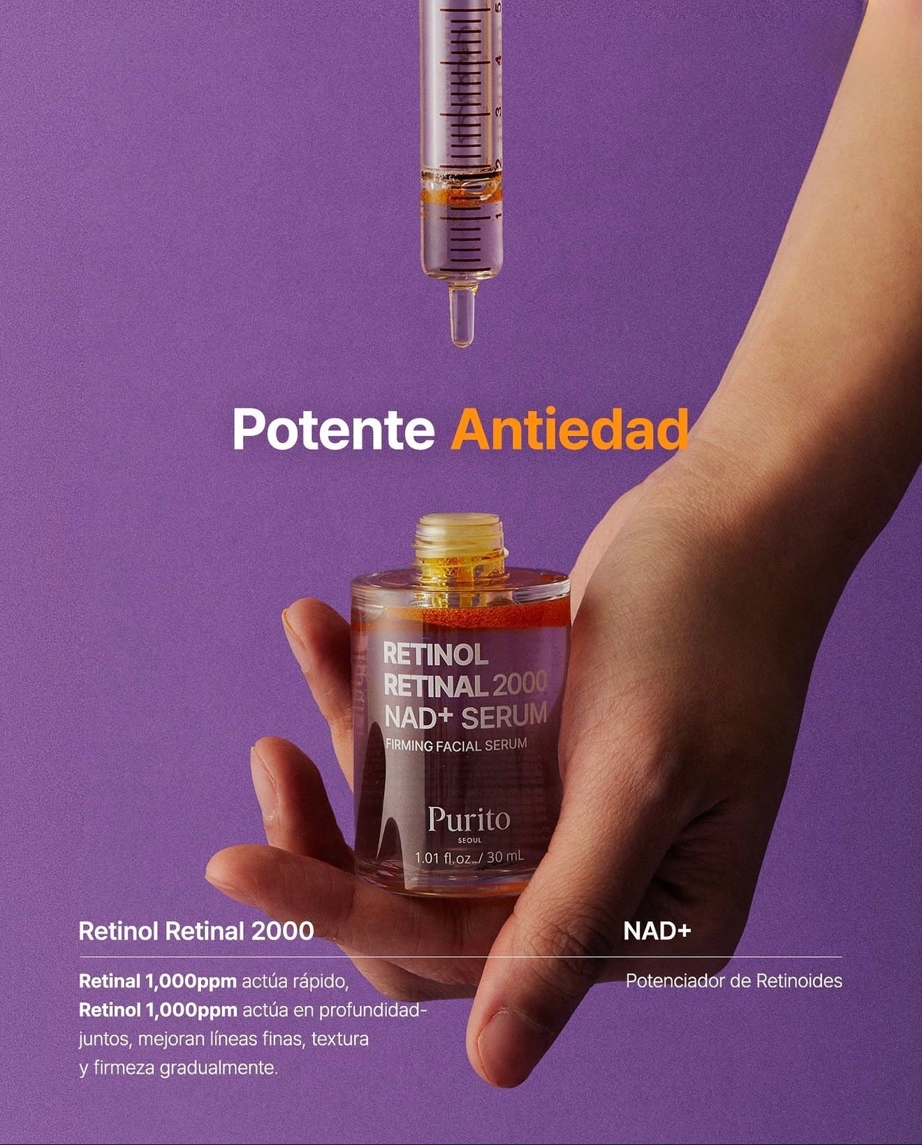 Retinol Retinal 2000 NAD+ Serum