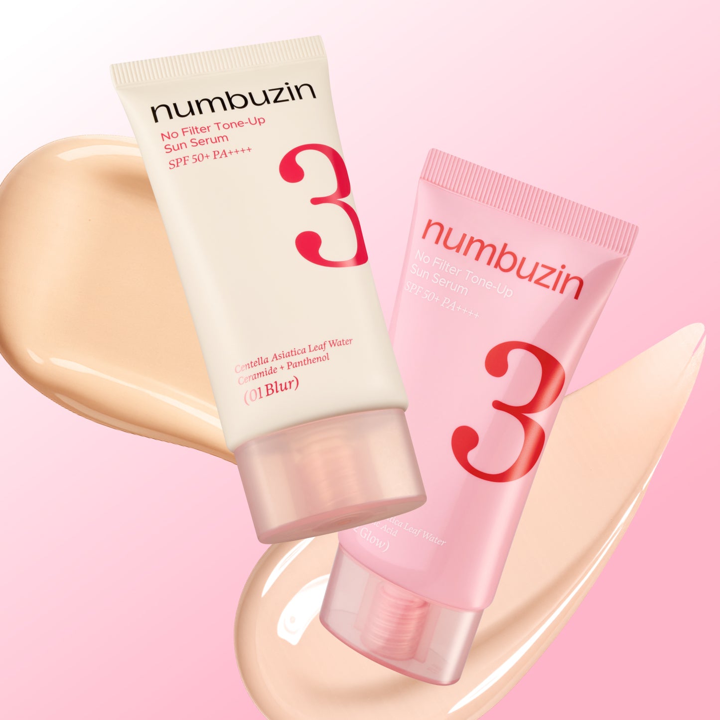 No.3 No Filter Tone-Up Sun Serum 01Blur