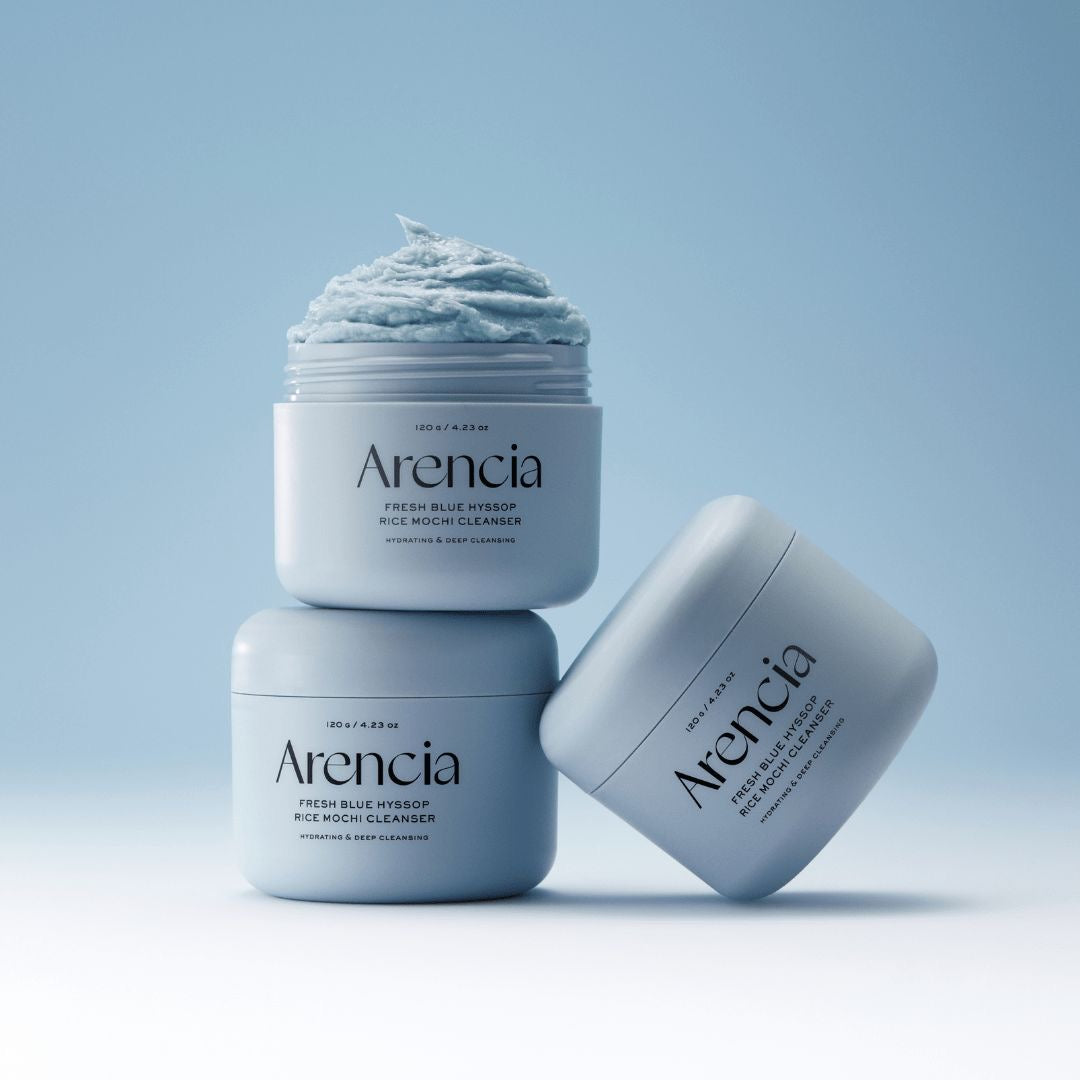 Fresh Blue Hyssop Rice Mochi Cleanser