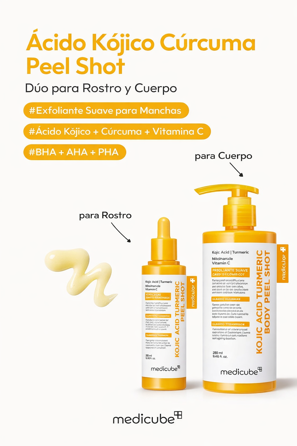 Kojic Acid Turmeric Peel Shot