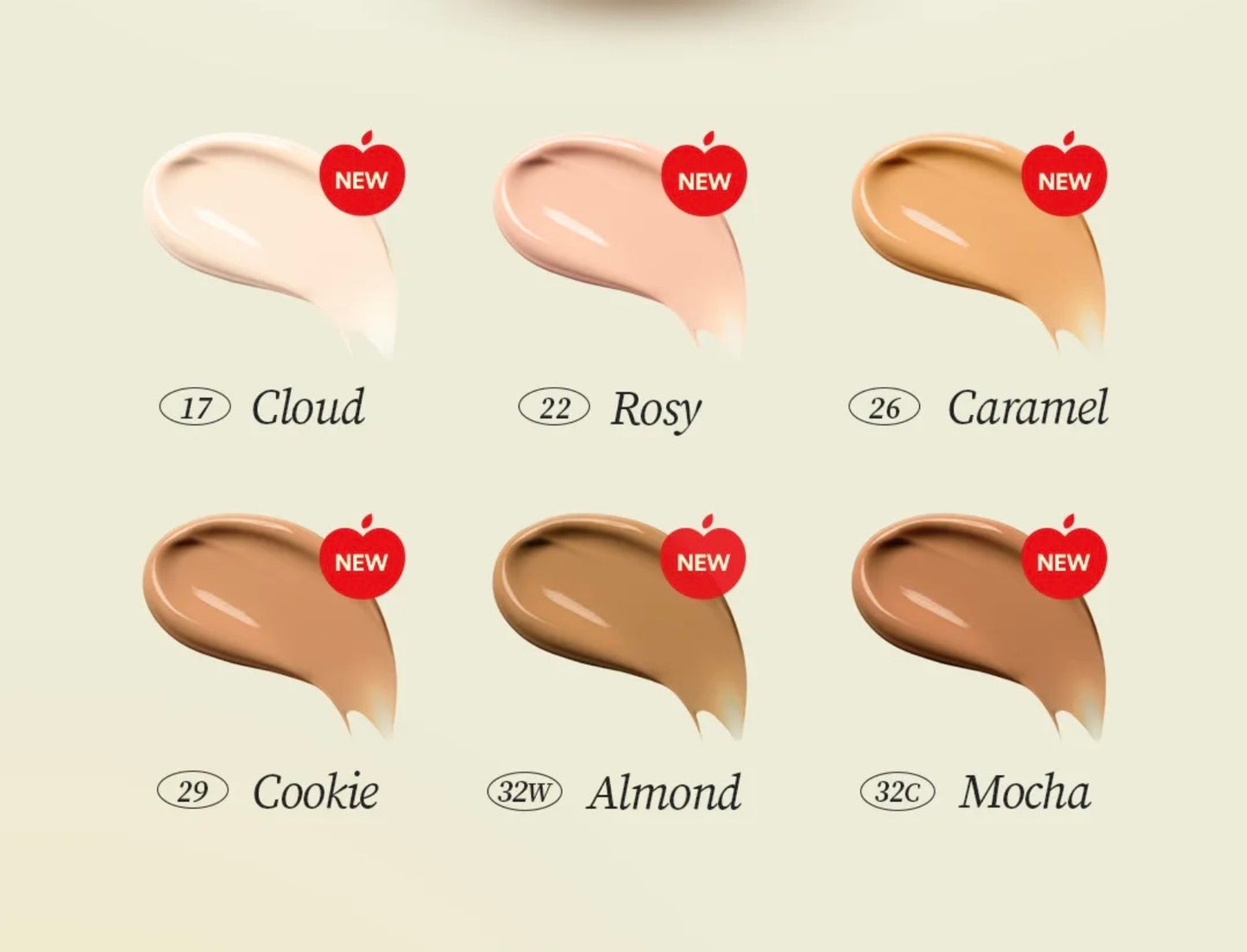 Apple Dewy Fit Cushion SPF50+ PA++++